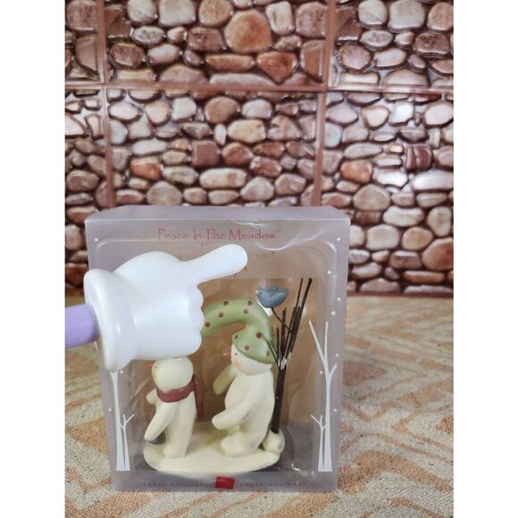Russ Bonny Lynn Peace In The Meadow Snowman Figurine - Picture 6 of 8